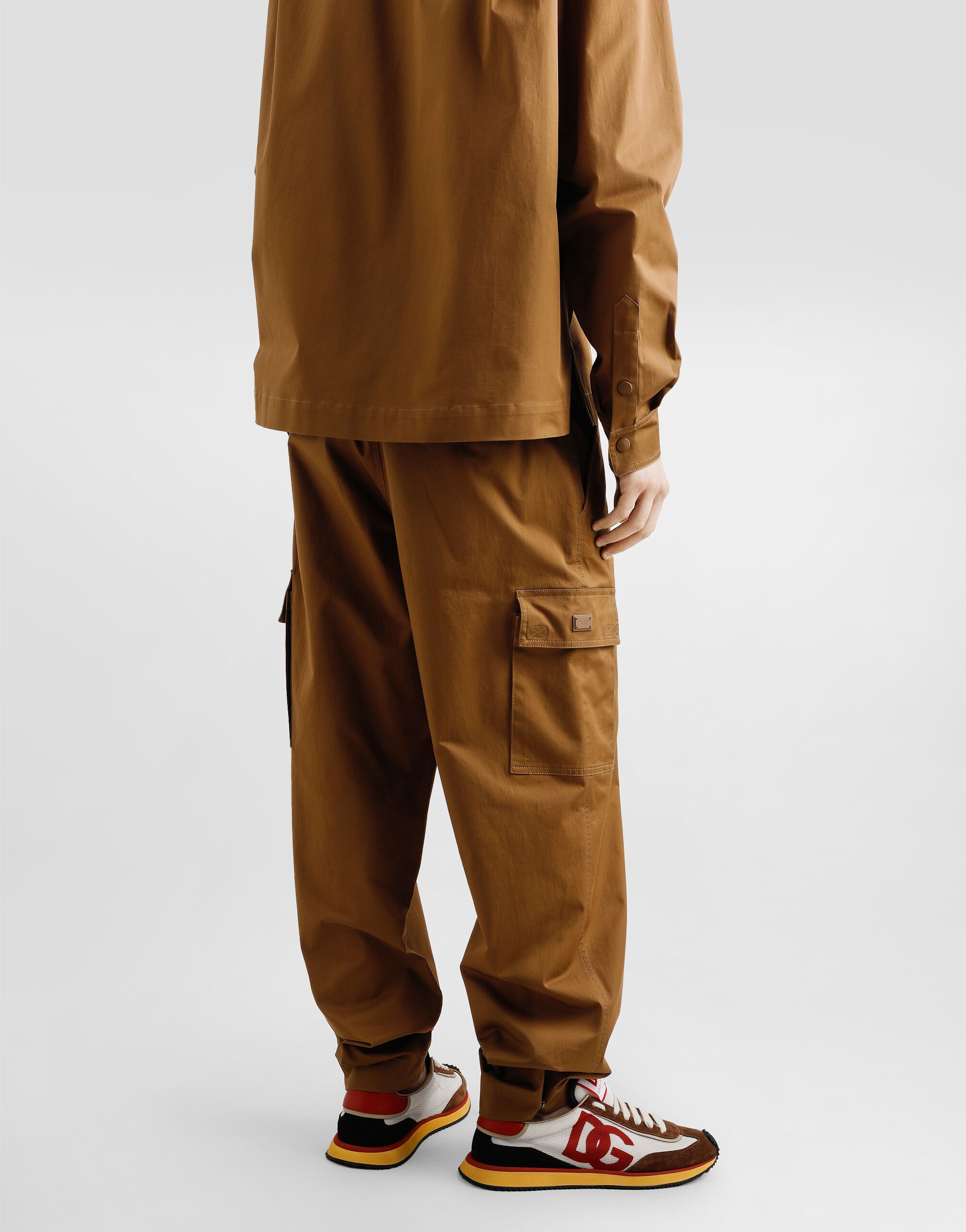 Cotton cargo pants - 4