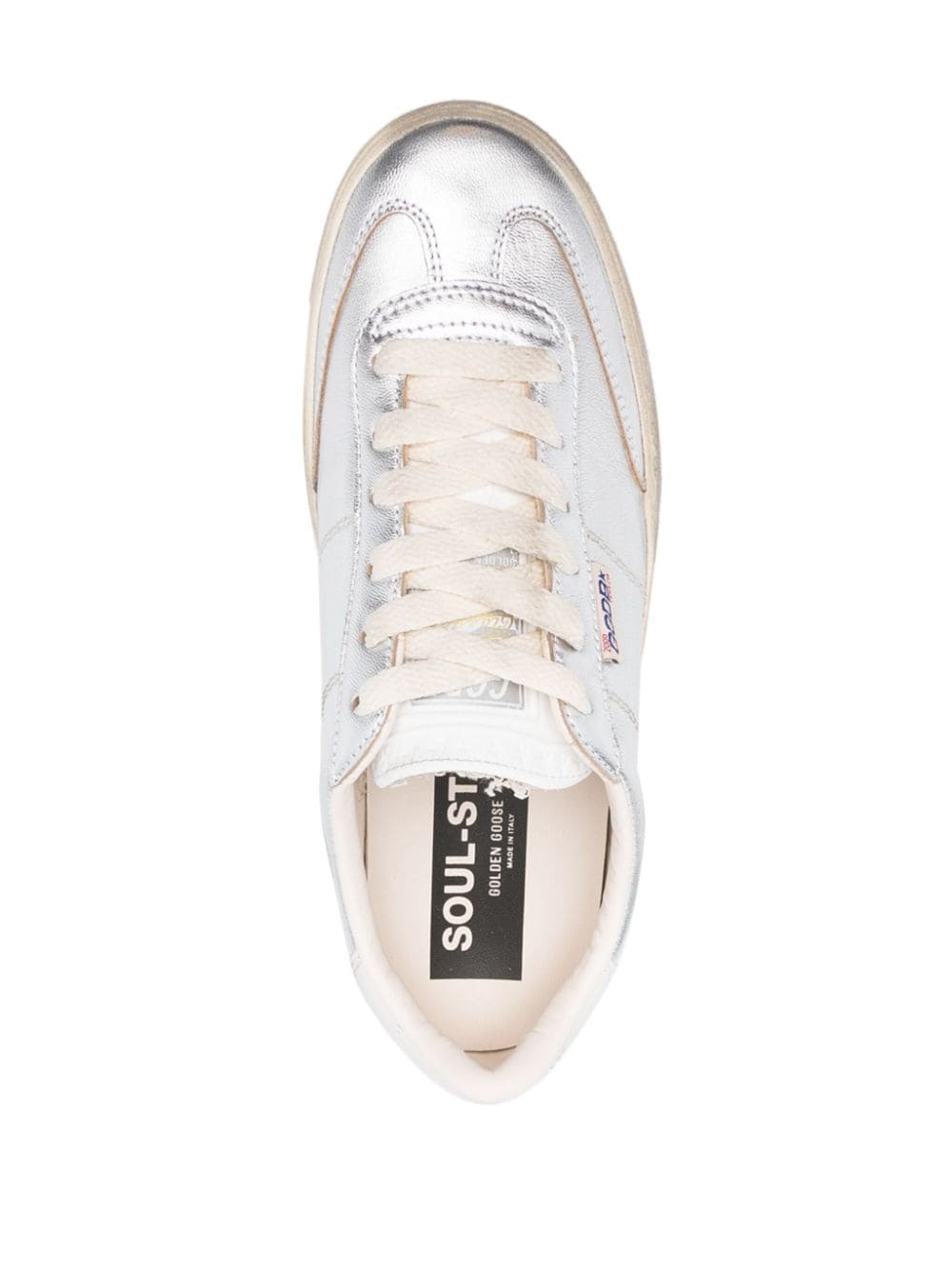 Soul-Star metallic leather sneakers - 4