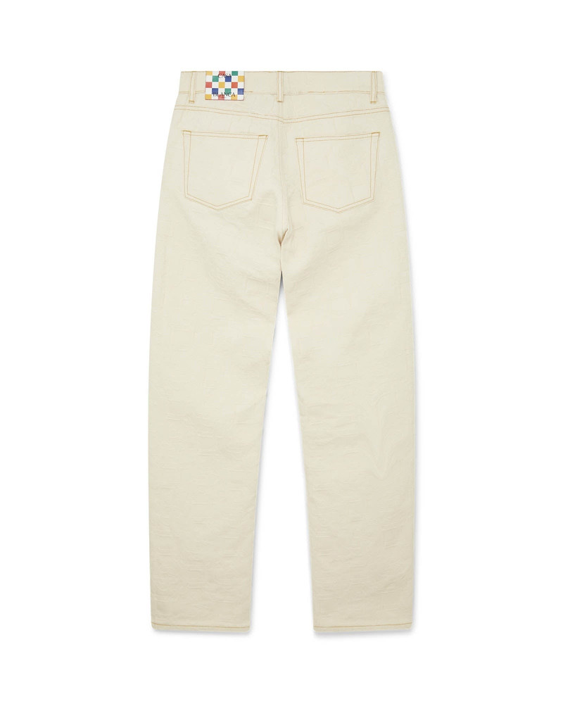 Monogram Straight Leg Jeans 4