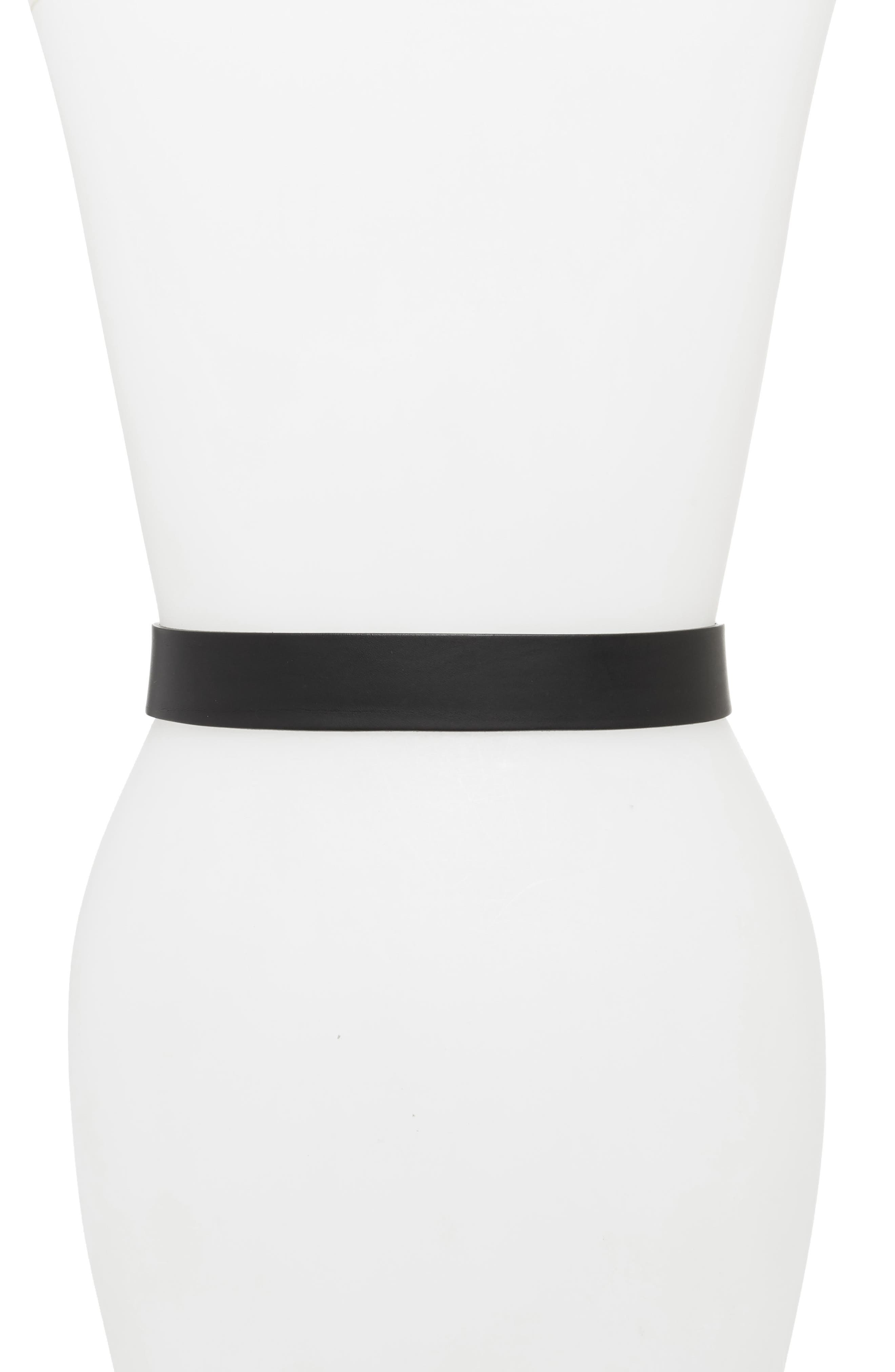 rag & bone Rebound Leather Belt in Black at Nordstrom - 2