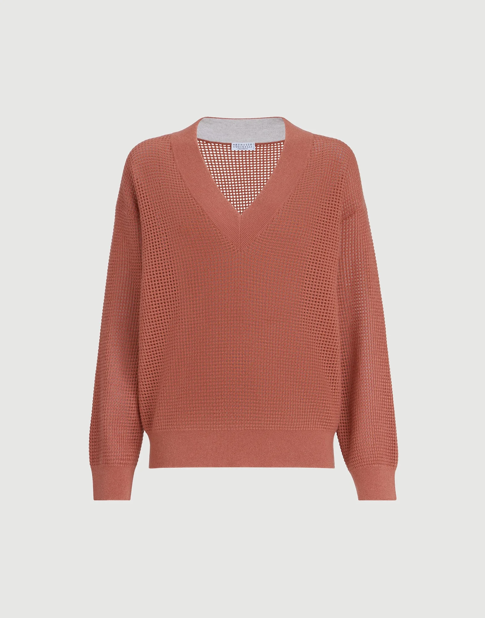 Cashmere net sweater - 1