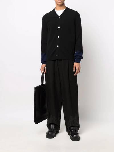 Comme Des Garçons V-neck knit cardigan outlook