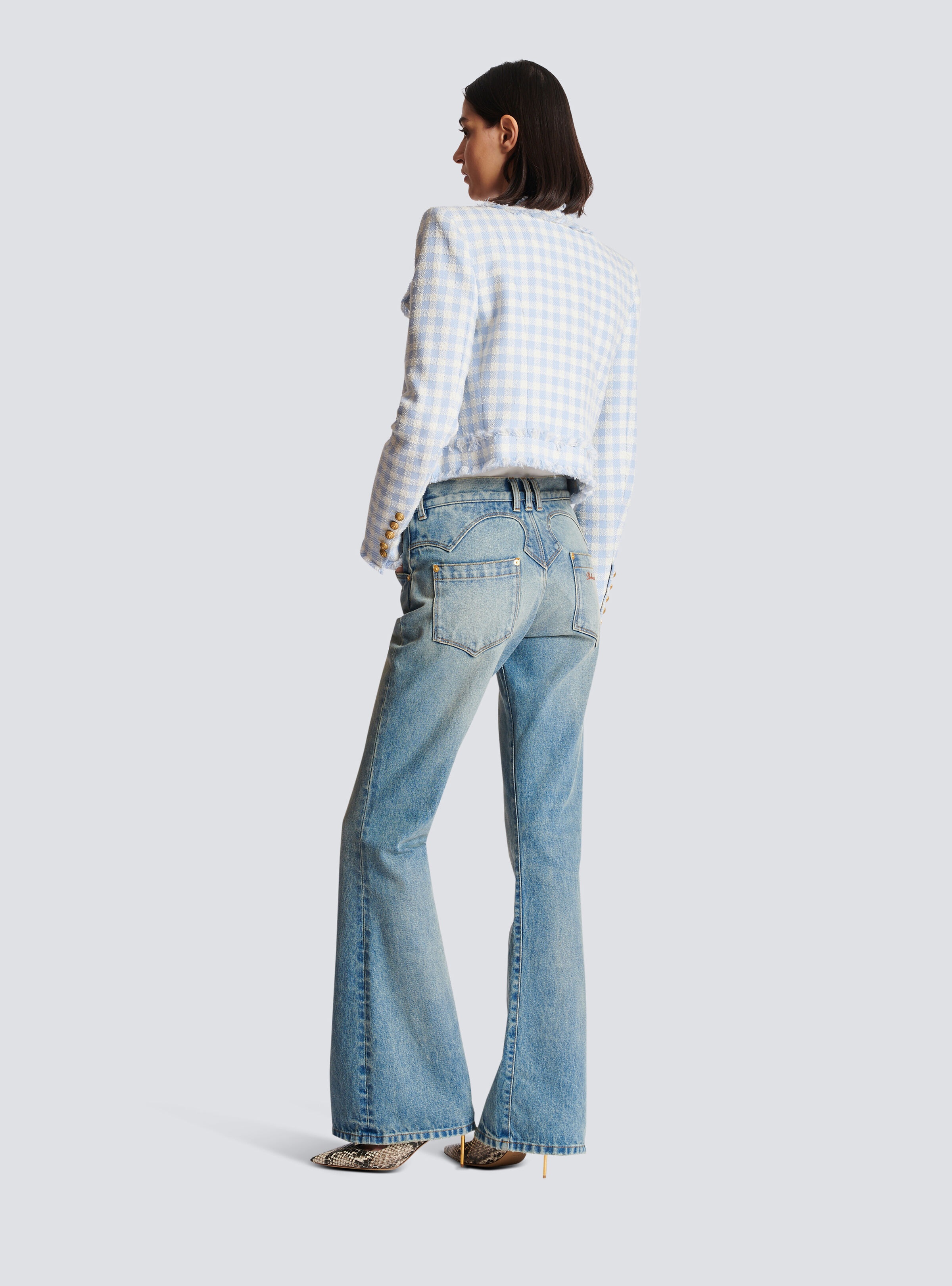 Western bootcut denim jeans - 4