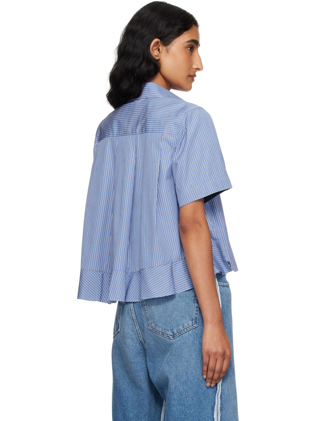 Blue Poplin Shirt - 3