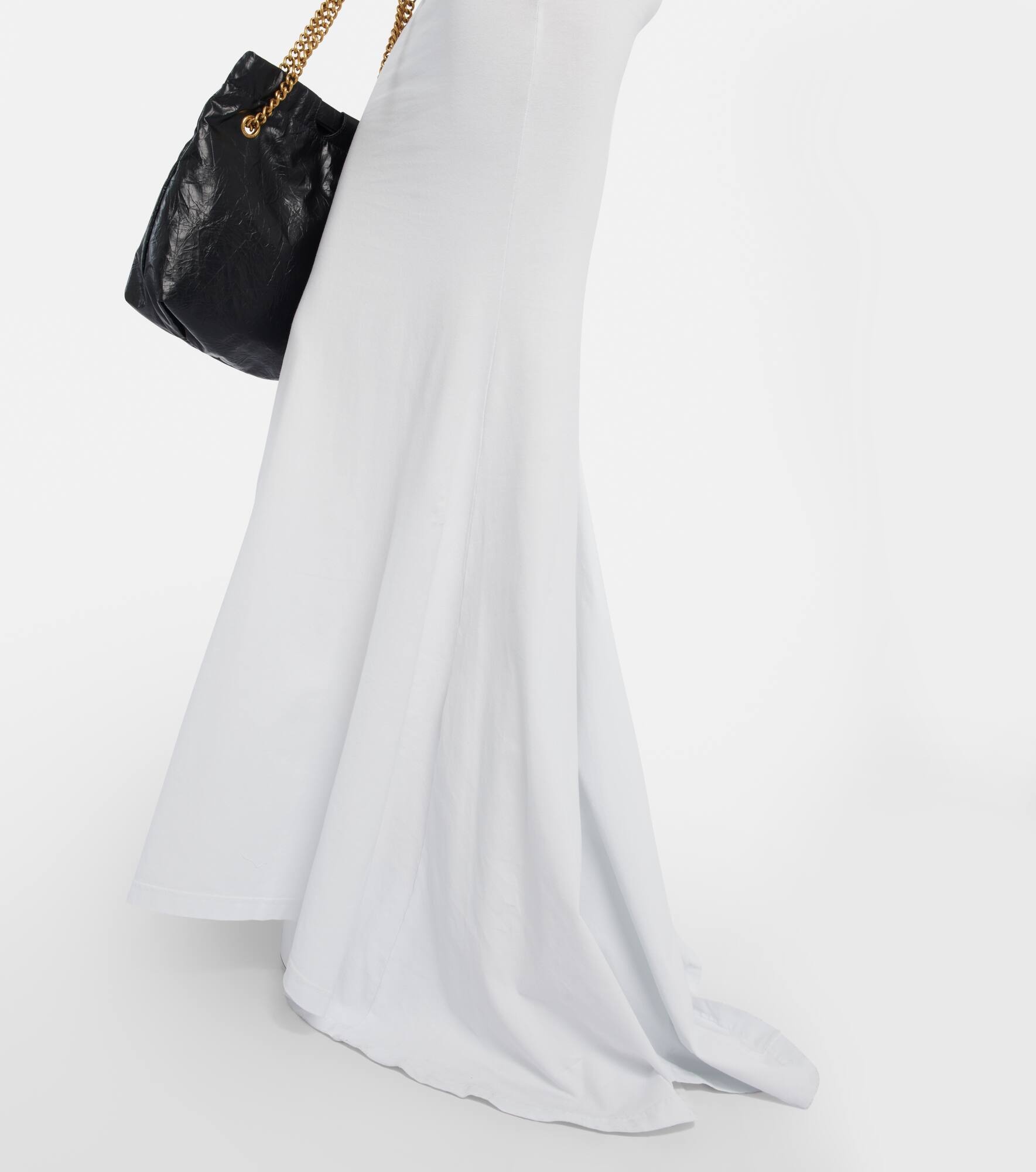 Cotton-blend T-shirt maxi dress - 5