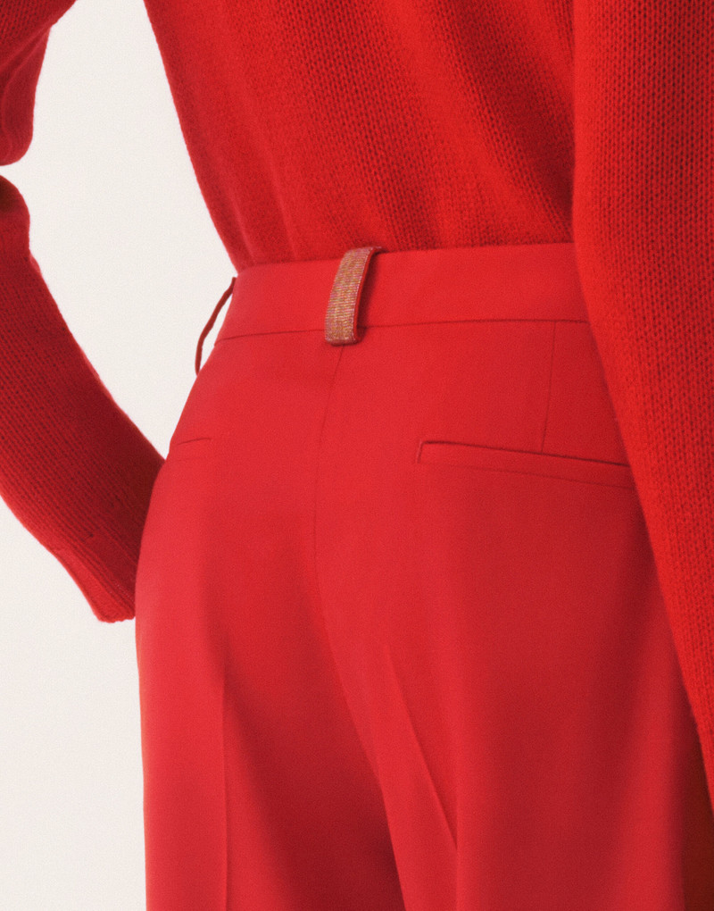 Bi-stretch fresco wool trousers 5