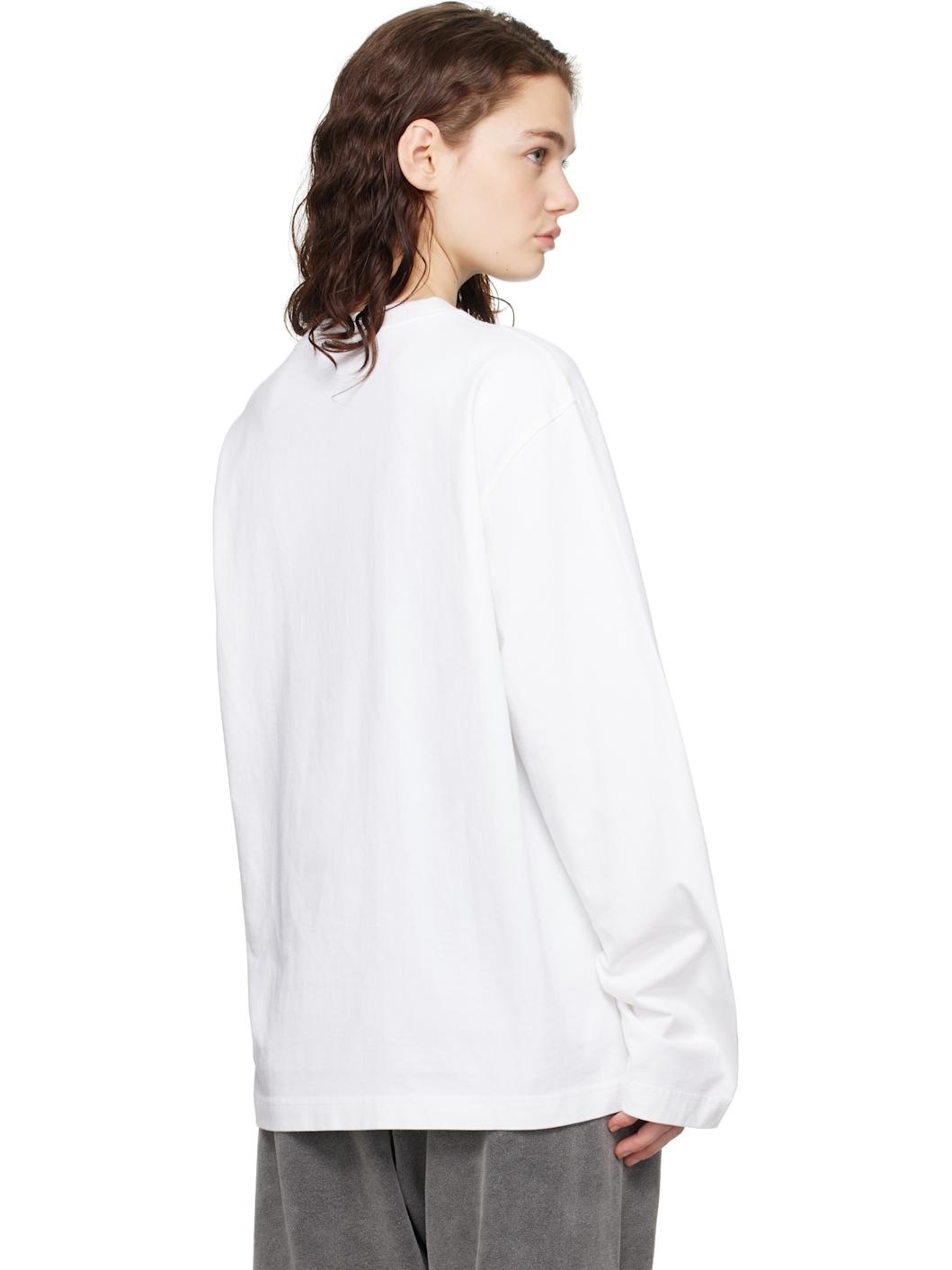 White Stamp Logo T-shirt - 3