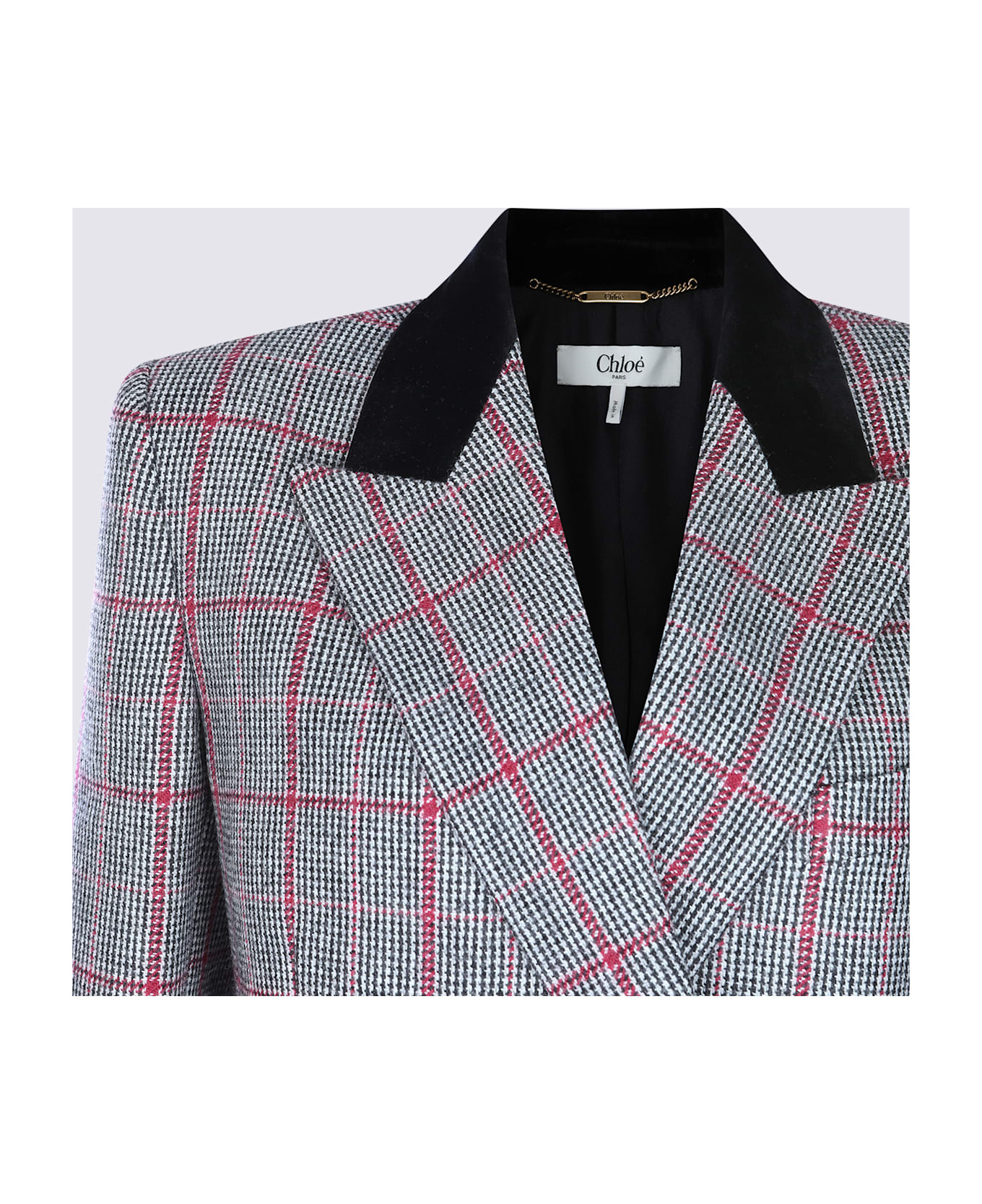 Grey Wool Blazer - 3