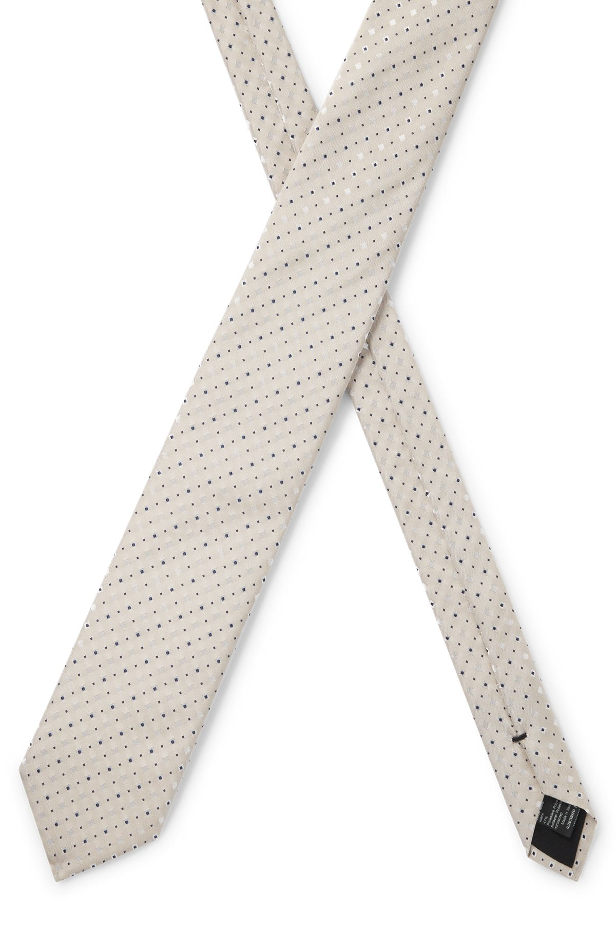 SILK-BLEND TIE WITH JACQUARD PATTERN - 4