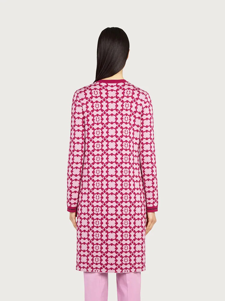 KNITTED GANCINI GALORE COAT - 4