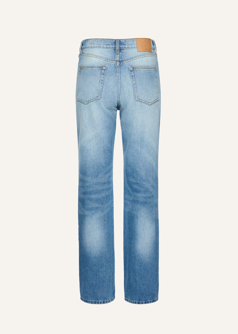 MAGDA BUTRYM Straight-leg denim pants in light blue outlook