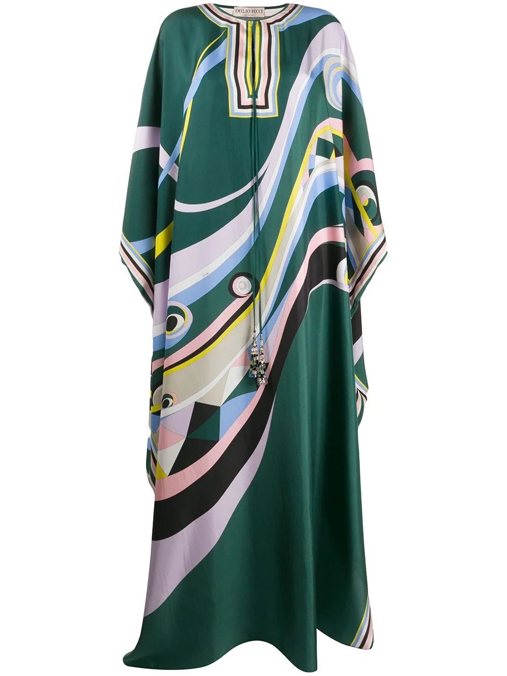 long silk kaftan - 1