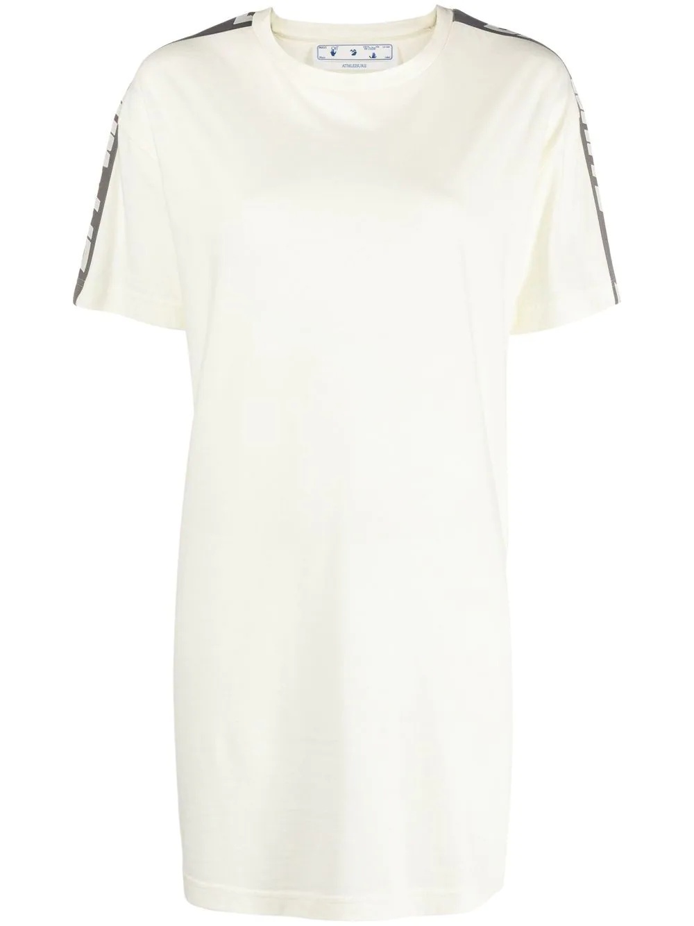 side-stripe T-shirt dress - 1