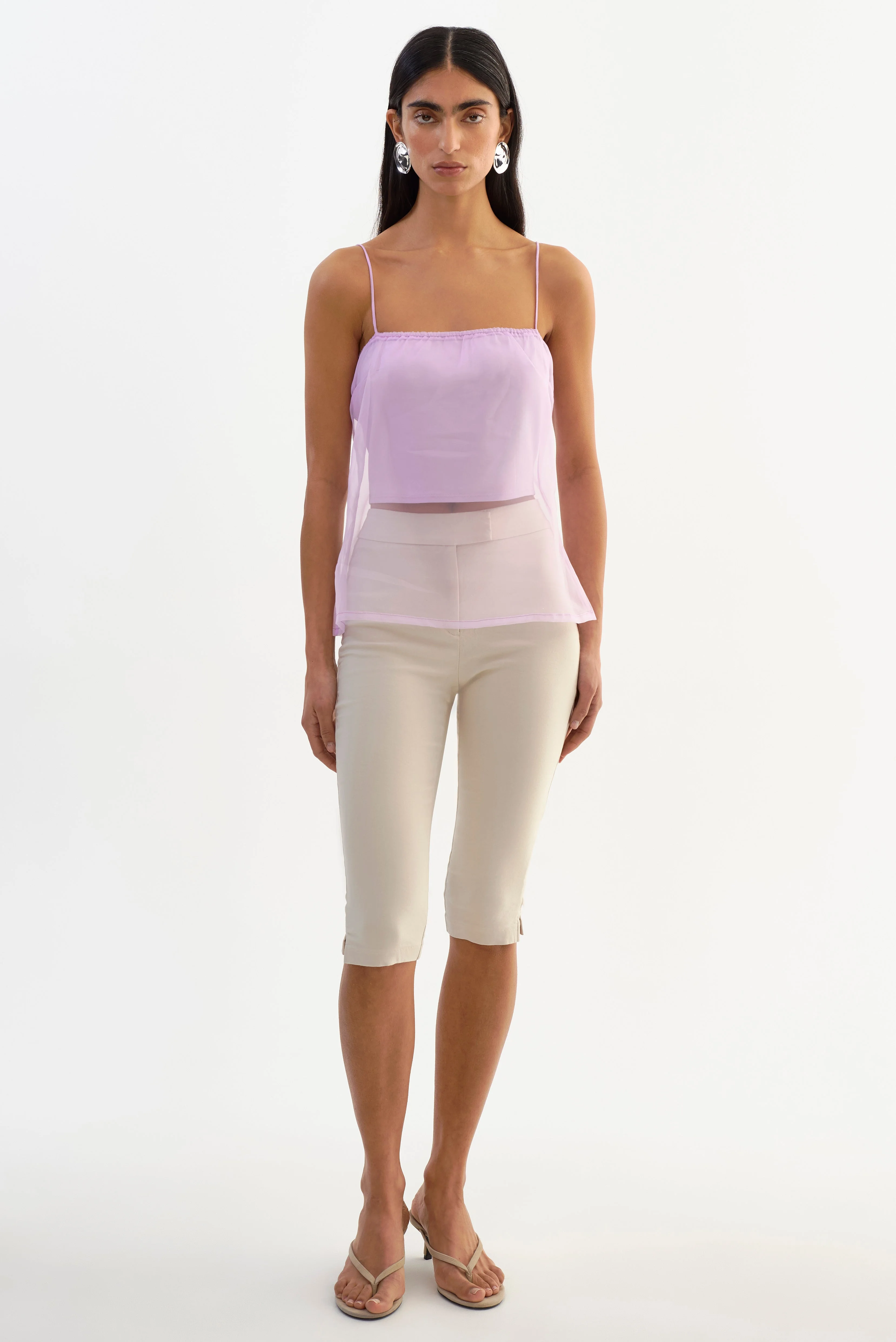 DELPHINE | Sheer Organza Top - 1
