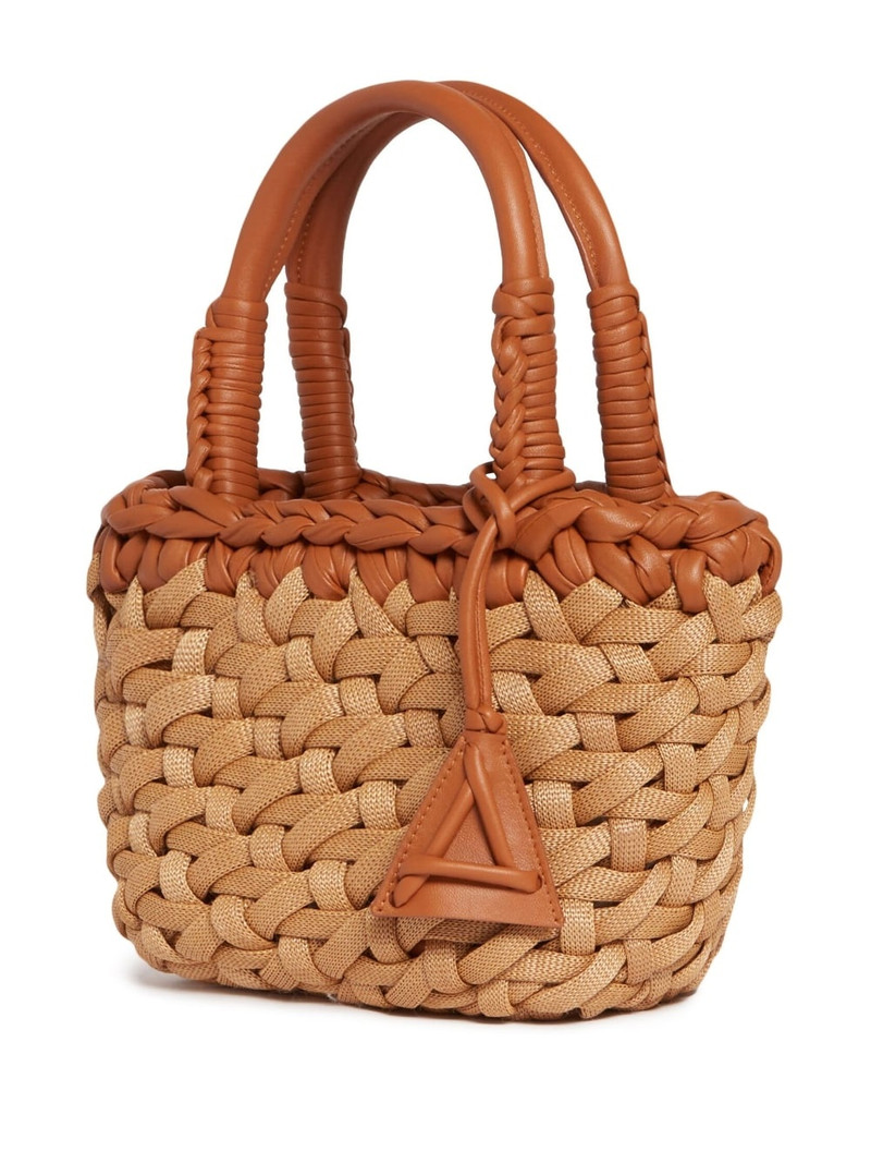 Icon small raffia tote bag 4