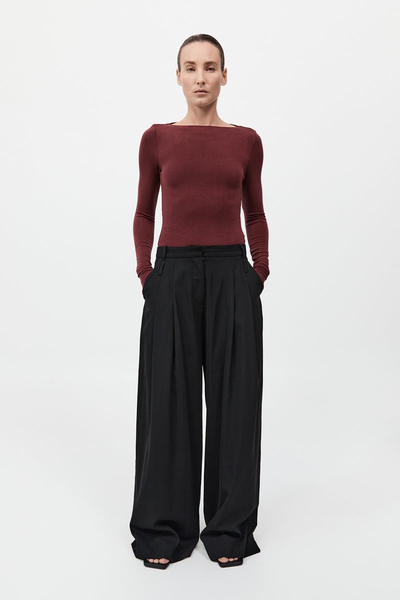 Double Loop Pants - Black - 2