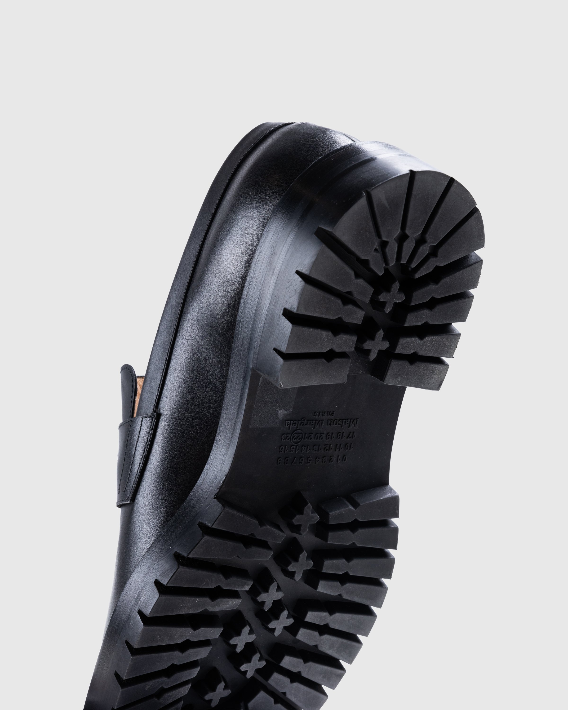 Maison Margiela – Leather Tabi Mocassin Black - 6