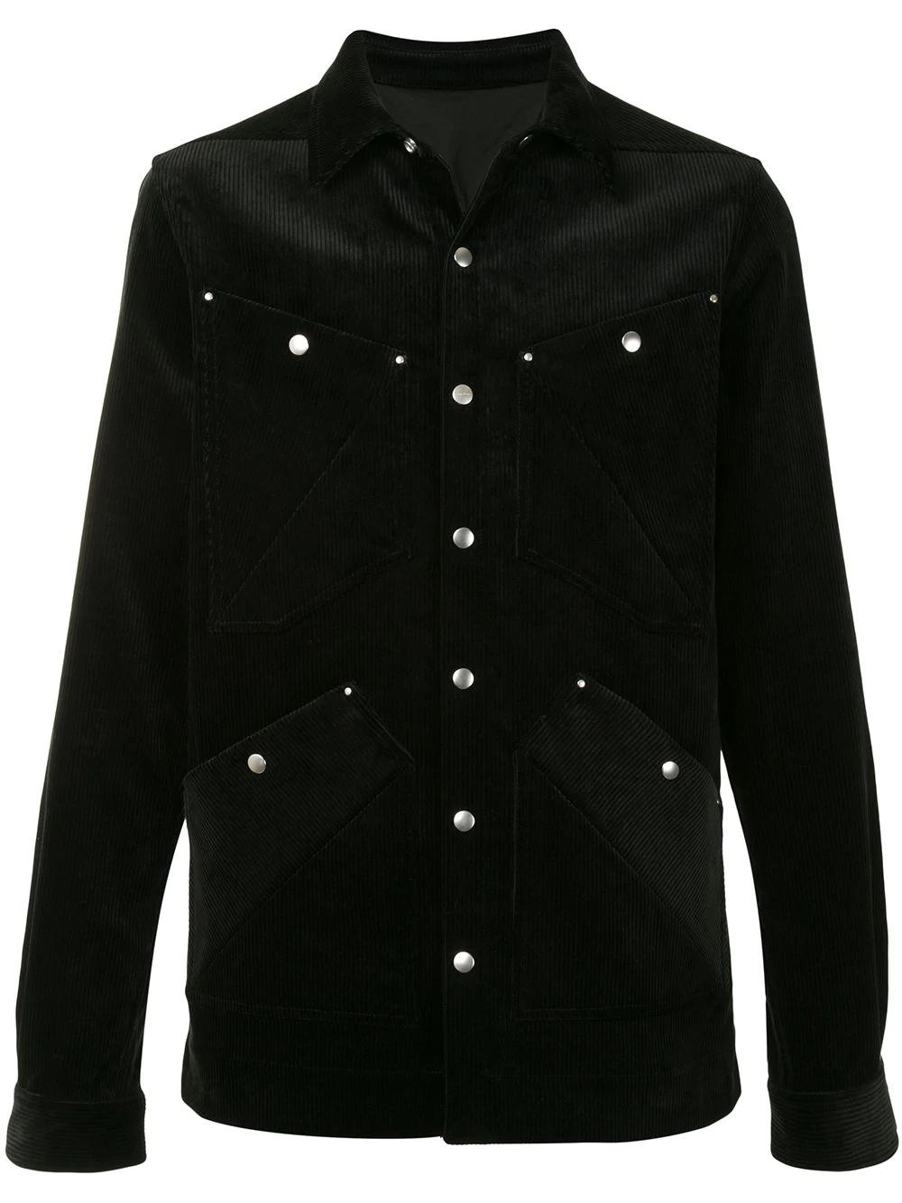 corduroy stud jacket - 1