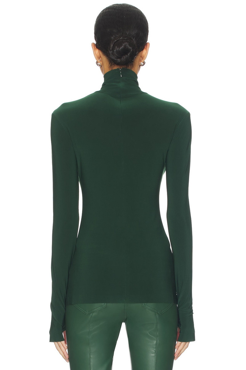 NORMA KAMALI Slim Fit Long Sleeve Turtle Top outlook