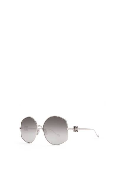 Loewe Oversize sunglasses in metal outlook