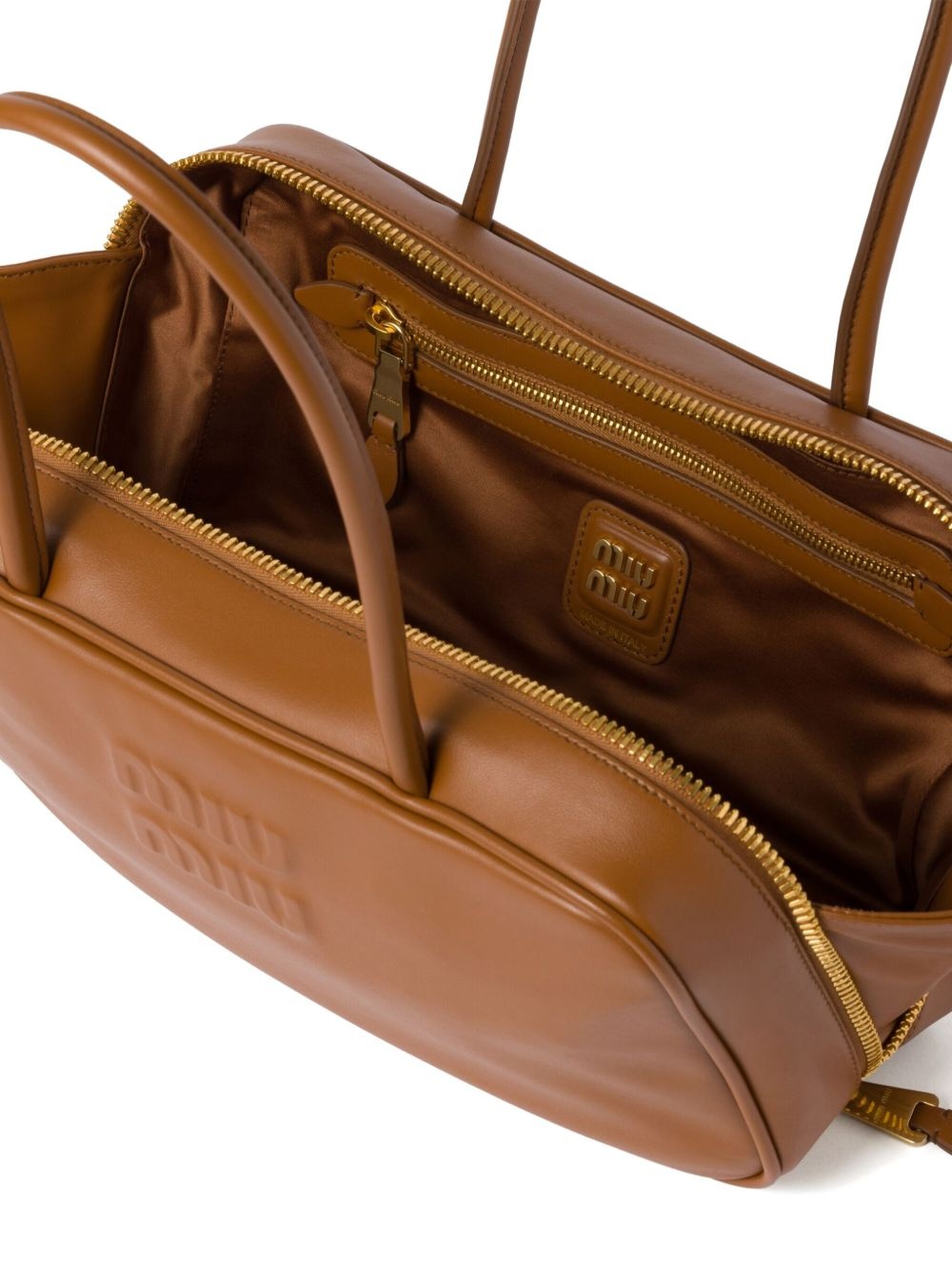 Beau leather tote bag - 5
