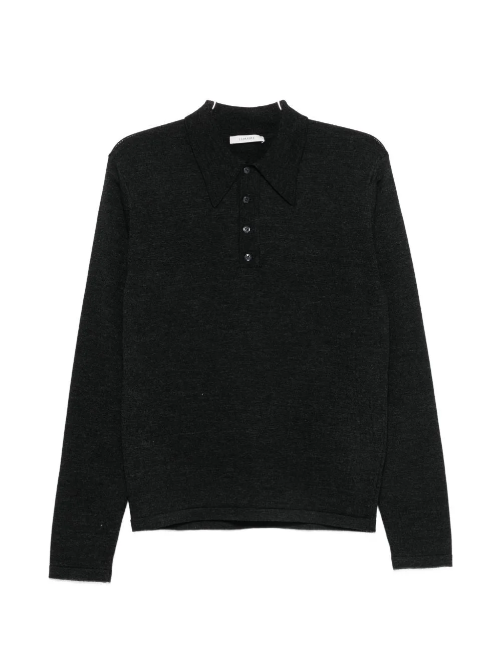 Lemaire Men Wool Polo Shirt - 1