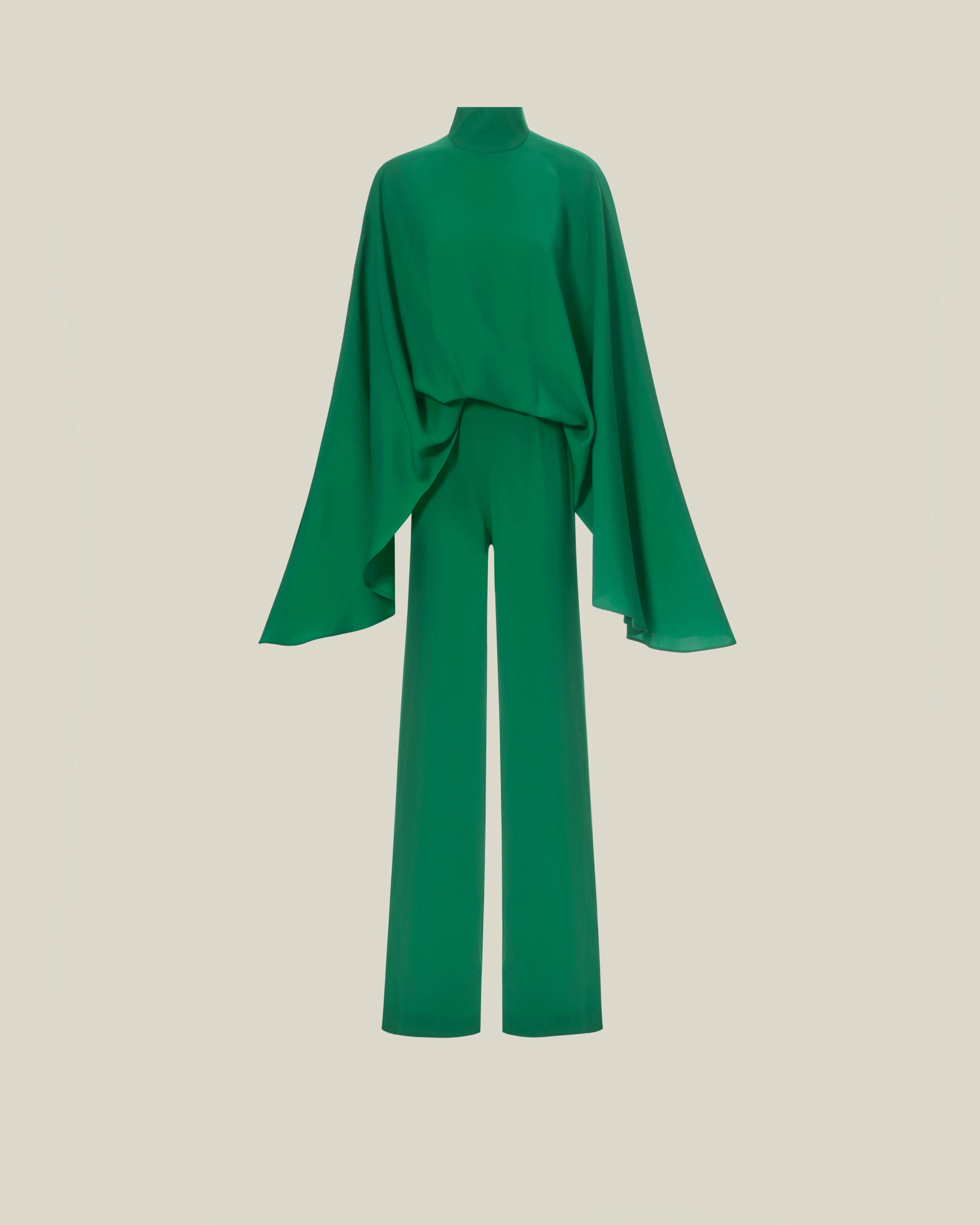 Eolia Jumpsuit in Emerald Green - 1
