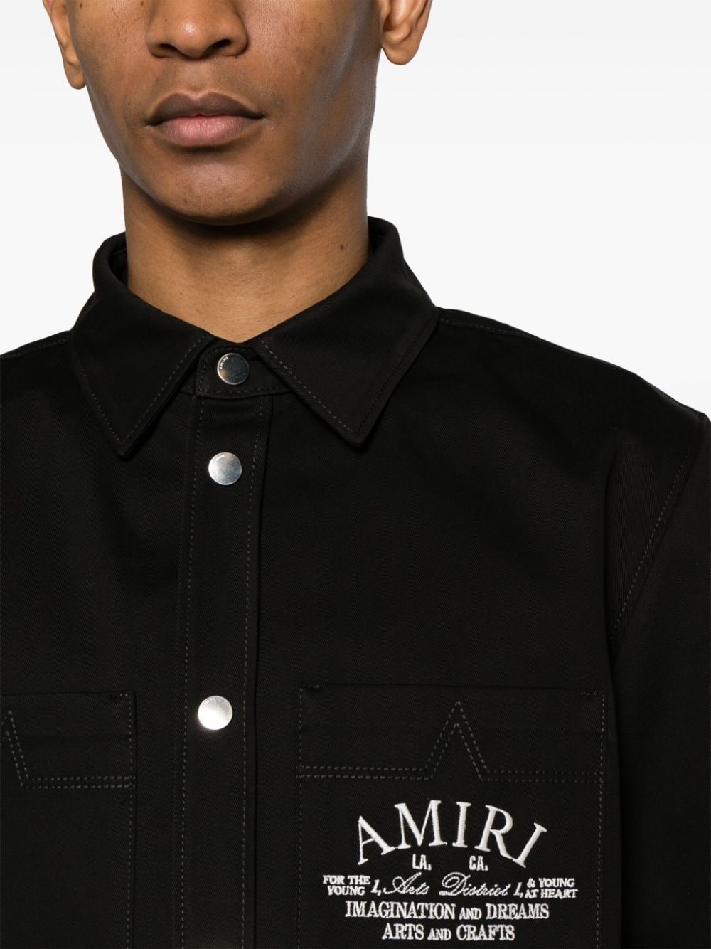 AMIRI Men  Arts District Camp Shirt - 4