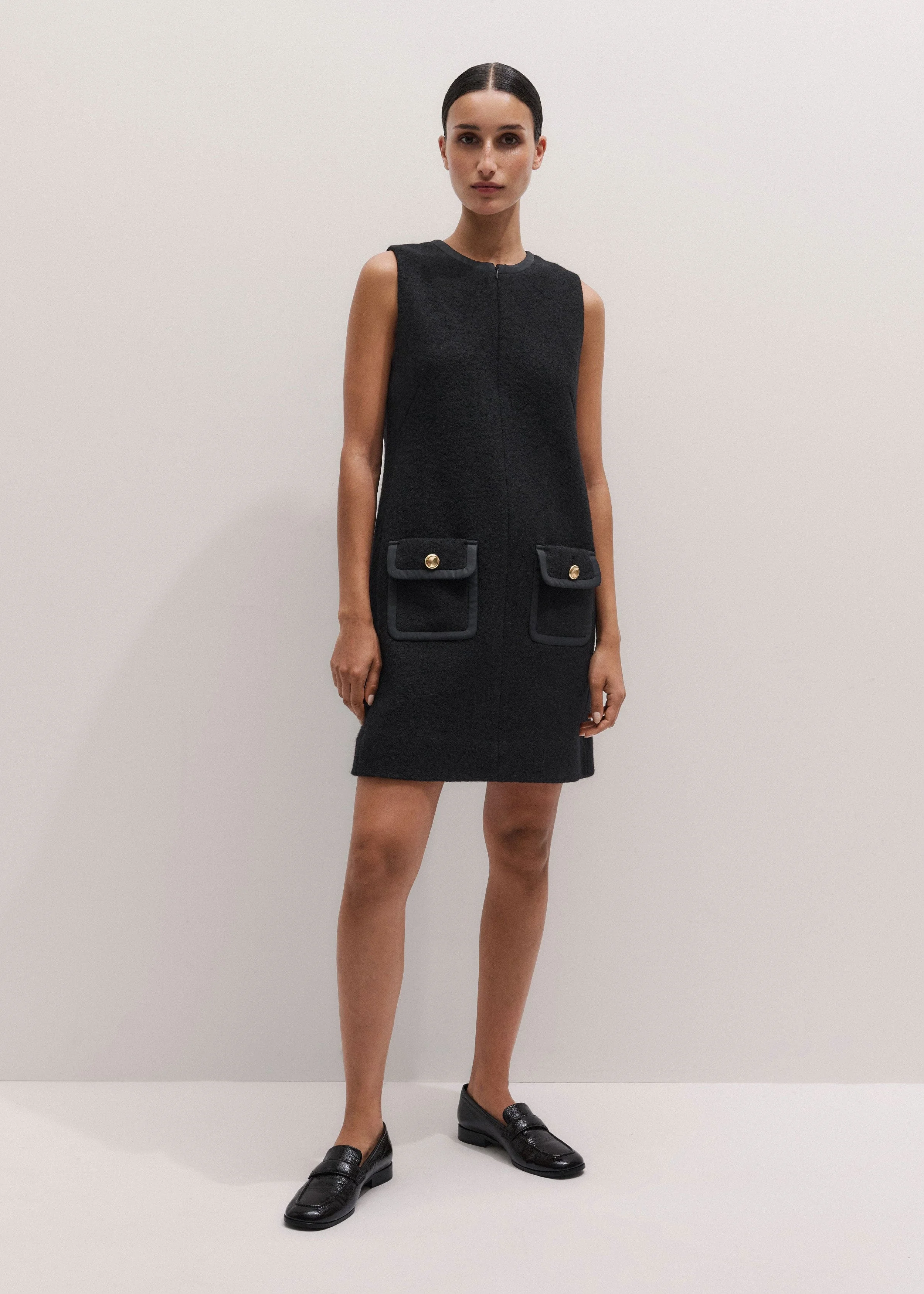 Bound Mini Shift Dress - 1
