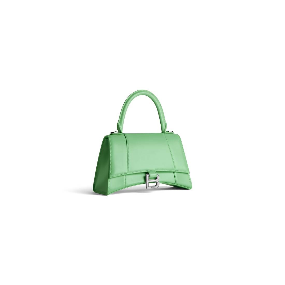 Women's Hourglass Small Handbag Box in Light Green - 2