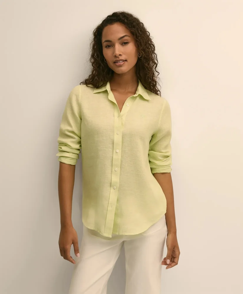 Classic Fit Linen Shirt - 1