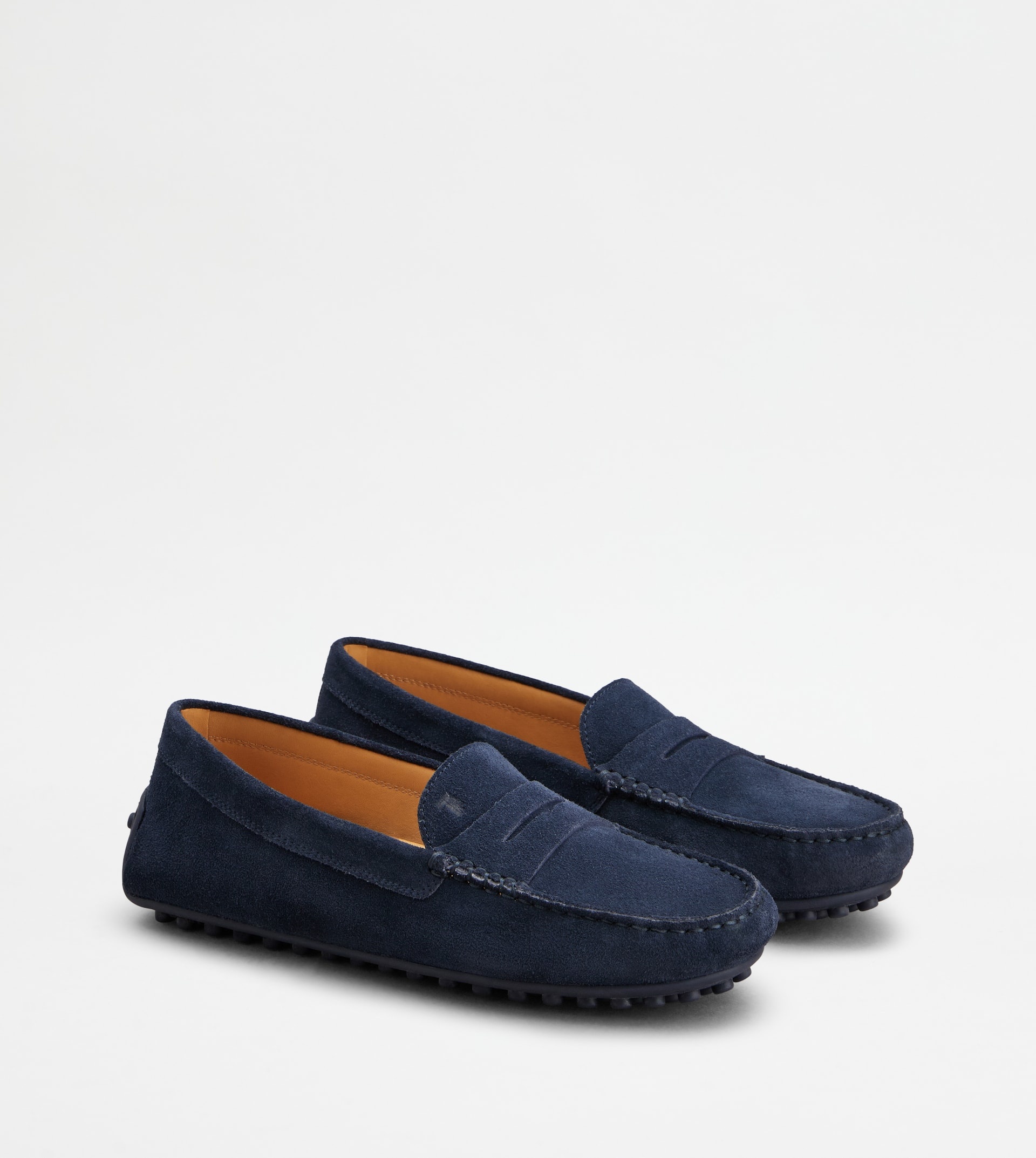 CITY GOMMINO DRIVING SHOES IN SUEDE - BLUE - 2