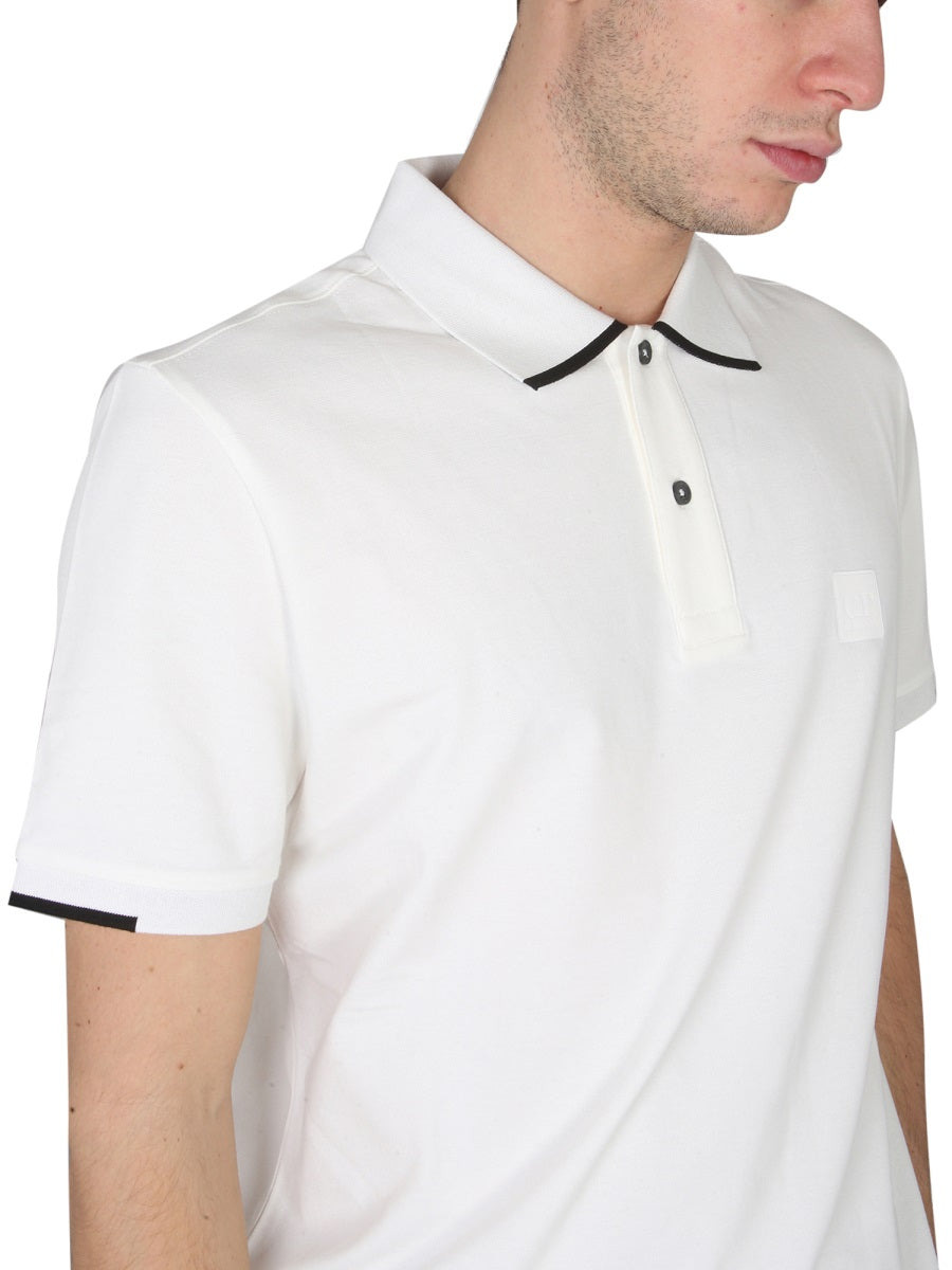 C.P. Company Men Polo With Logo Patch - 4