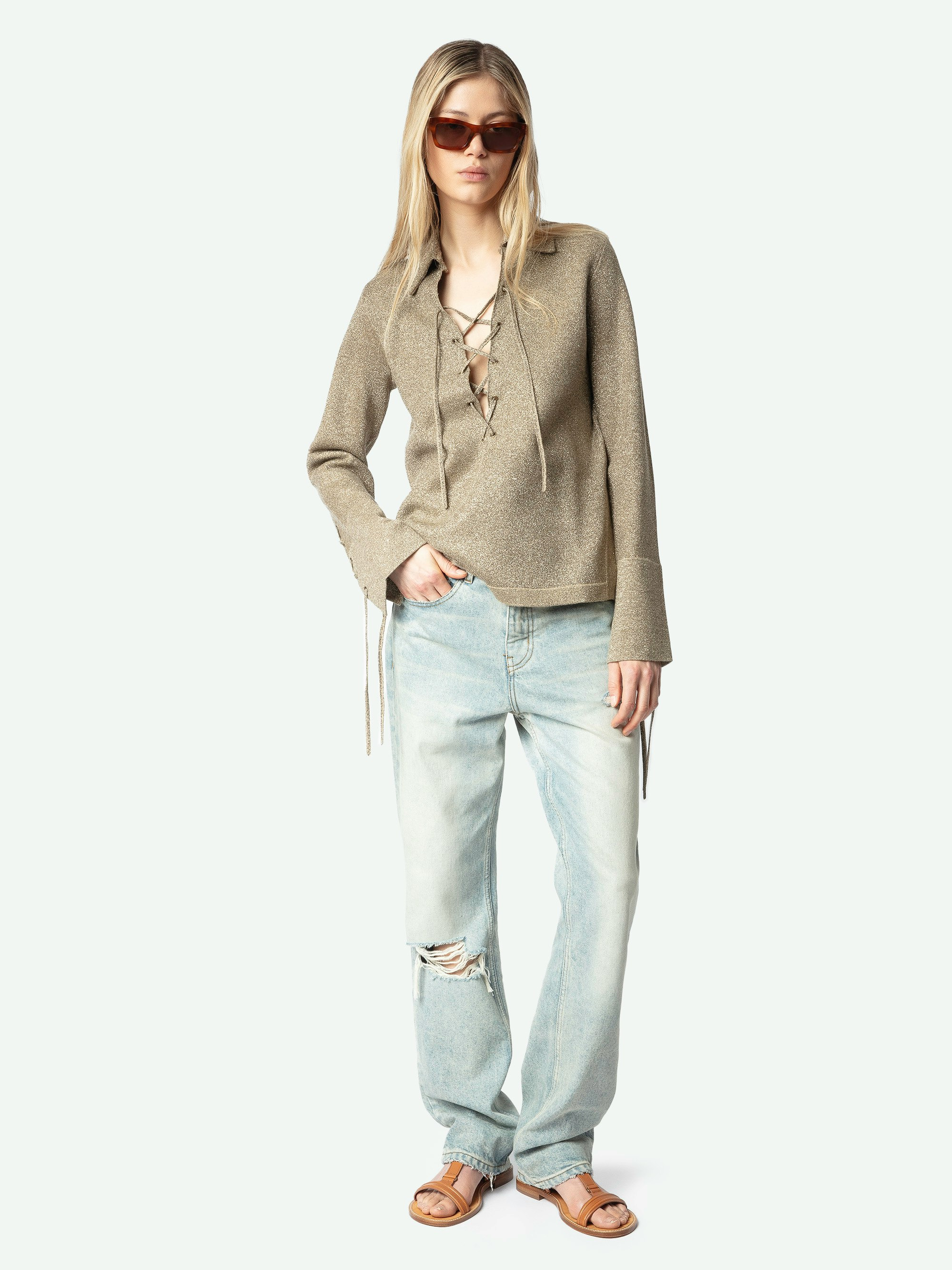 Listy Lurex Sweater - 4