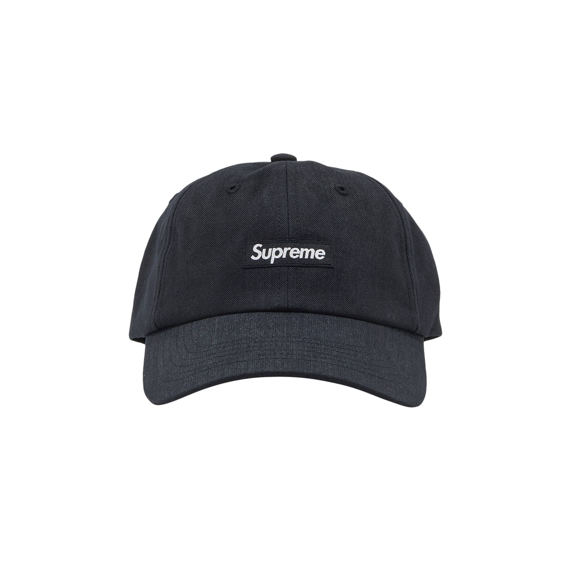 Supreme Supreme Brushed Cordura Small Box 6-Panel 'Black' | REVERSIBLE