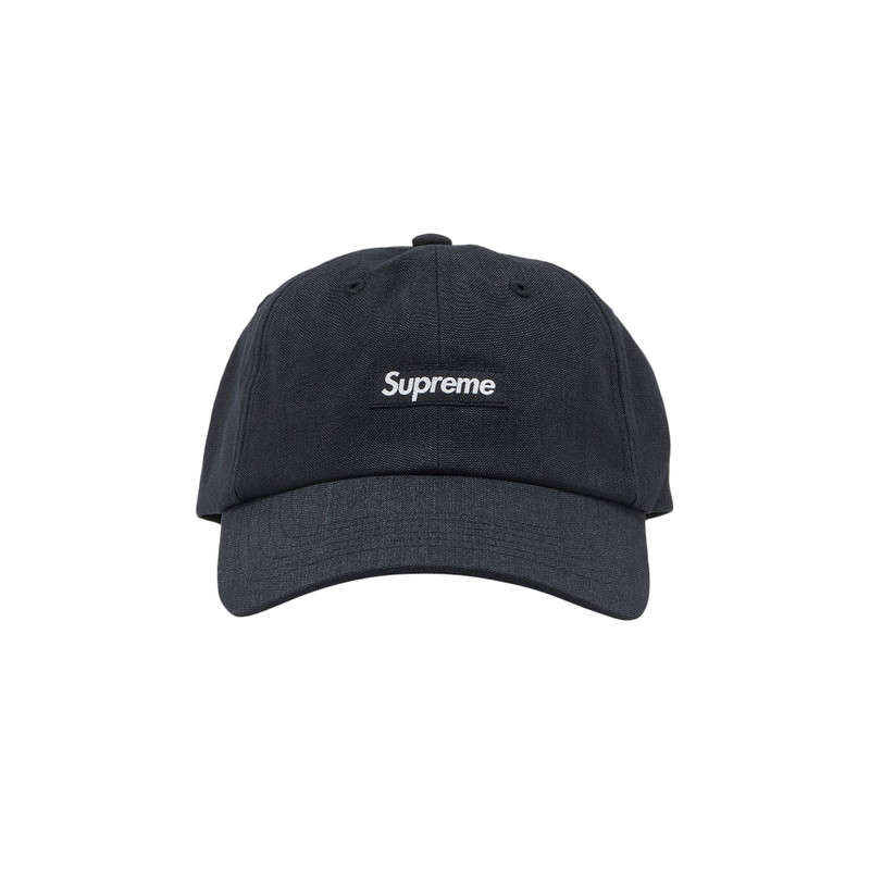Supreme Brushed Cordura Small Box 6-Panel 'Black' - 1