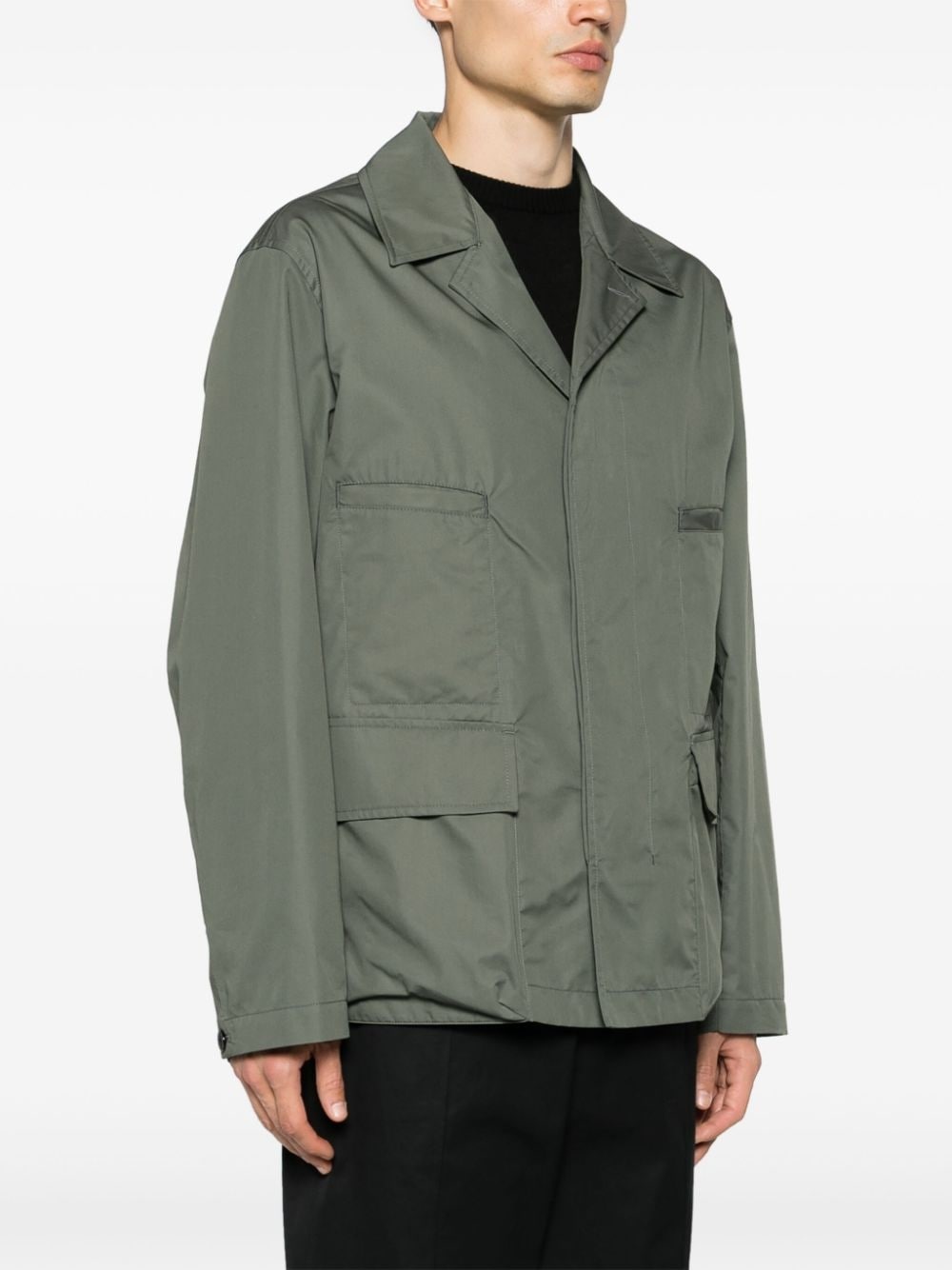 button-down cargo jacket - 3