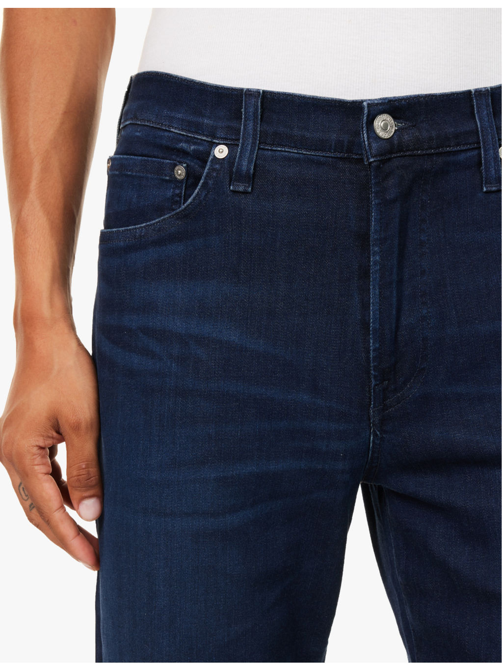 Elijah Perform relaxed-fit straight-leg mid-rise stretch-woven blend jeans - 5
