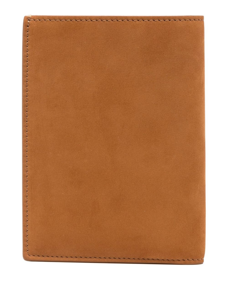 Brunello Cucinelli suede wallet outlook
