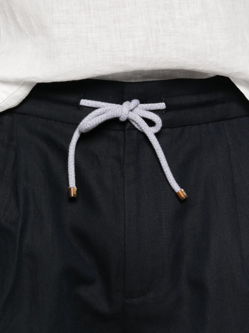 drawstring pleated shorts 5