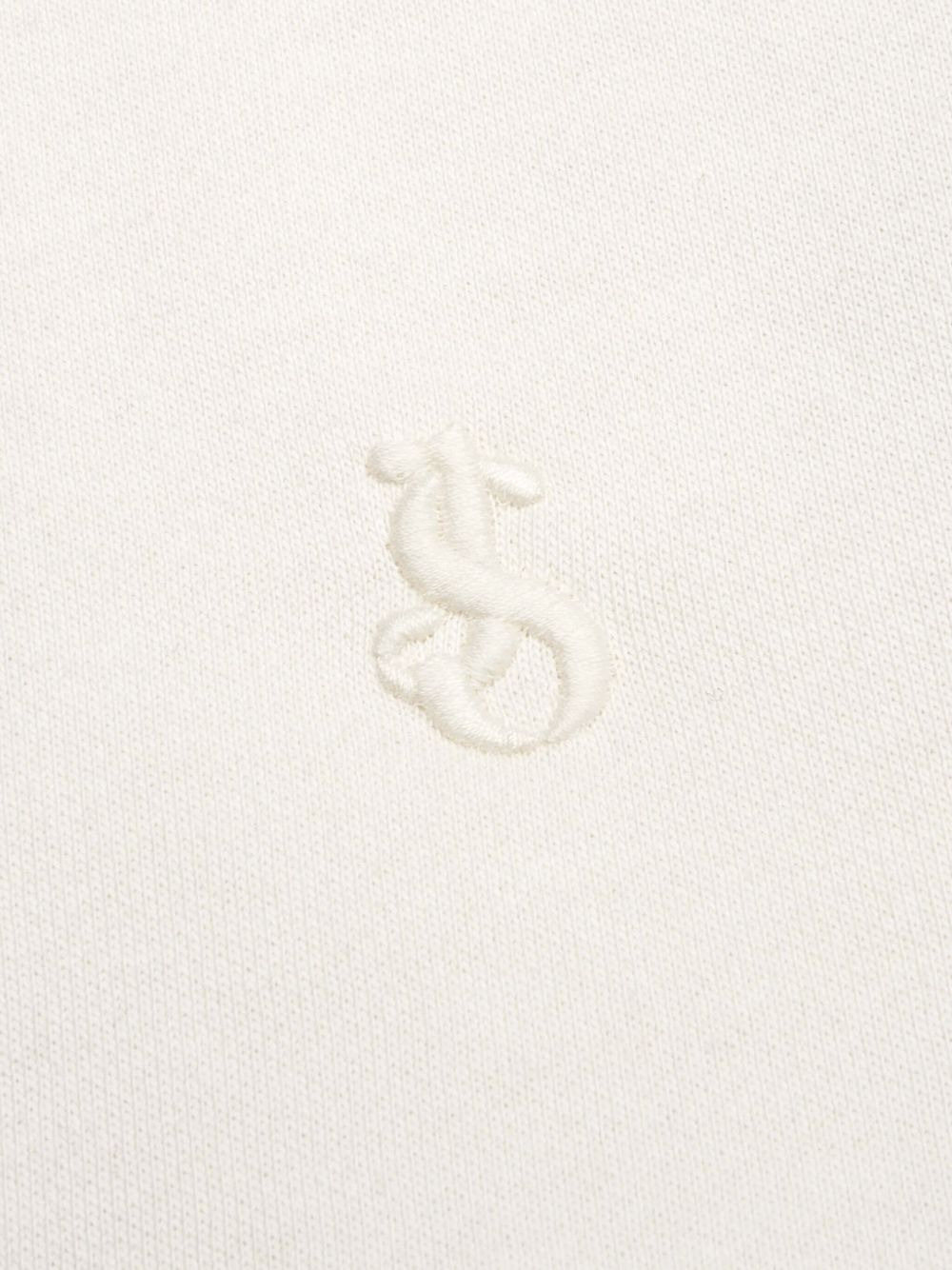 logo-embroidered T-shirt - 3