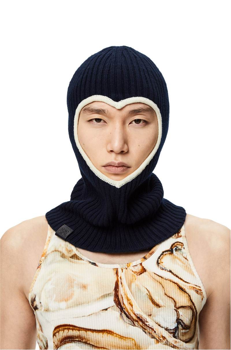 Loewe Heart balaclava in. wool outlook