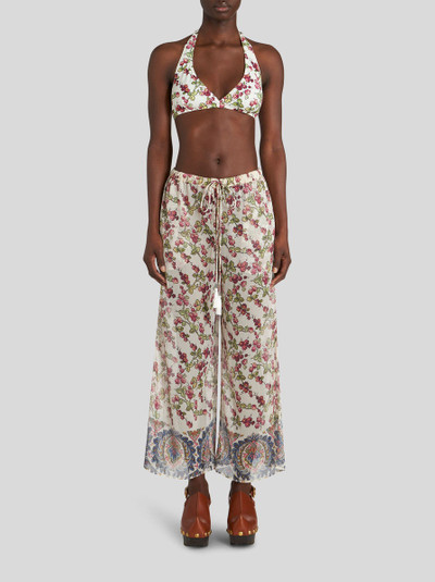 Etro CREPON TROUSERS WITH PRINT outlook