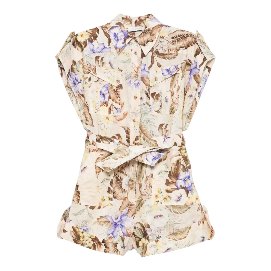 Coco Cuffed Playsuit - 1