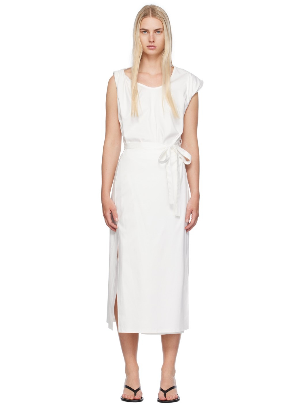 White Lynn Midi Dress - 1