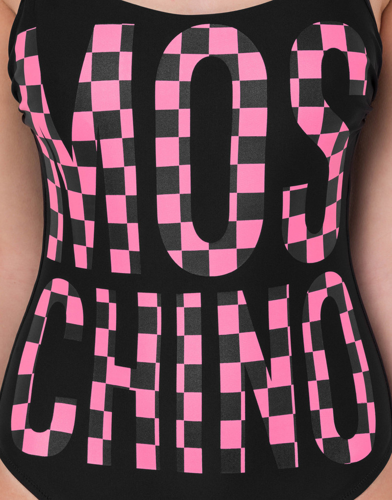 CHECK LOGO ONE-PIECE SWIMSUIT 4