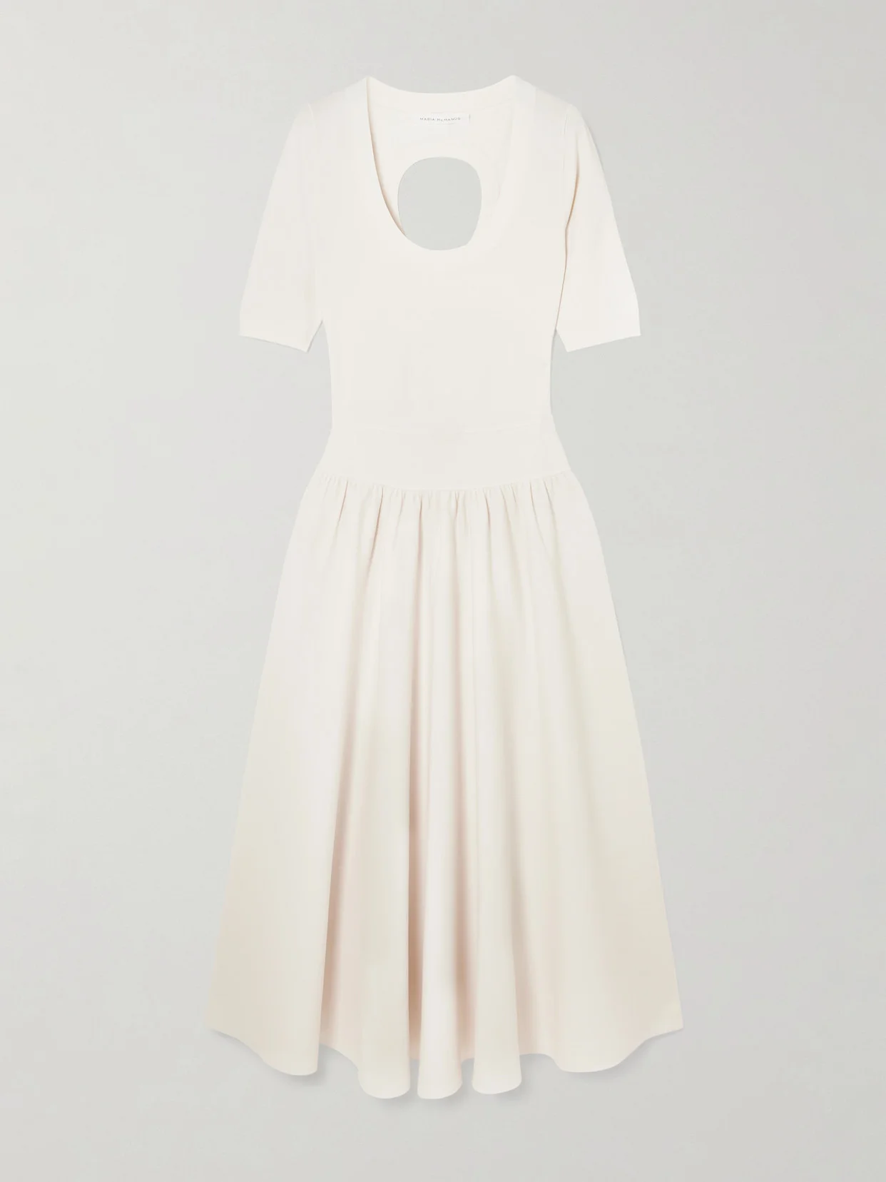 Cutout Jersey Maxi Dress - 1