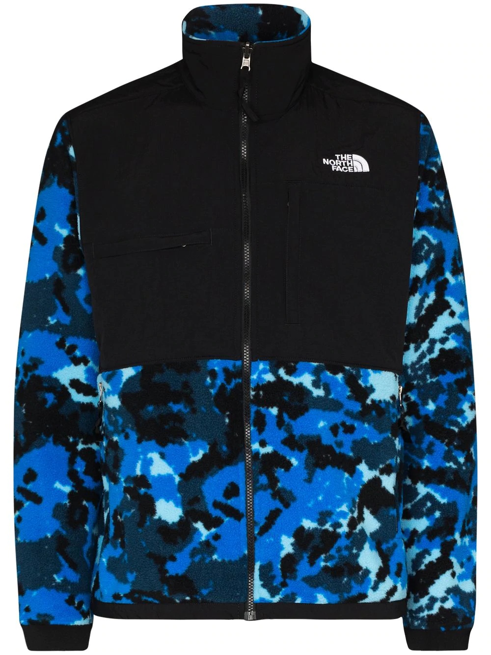 camouflage print fleece jacket - 1