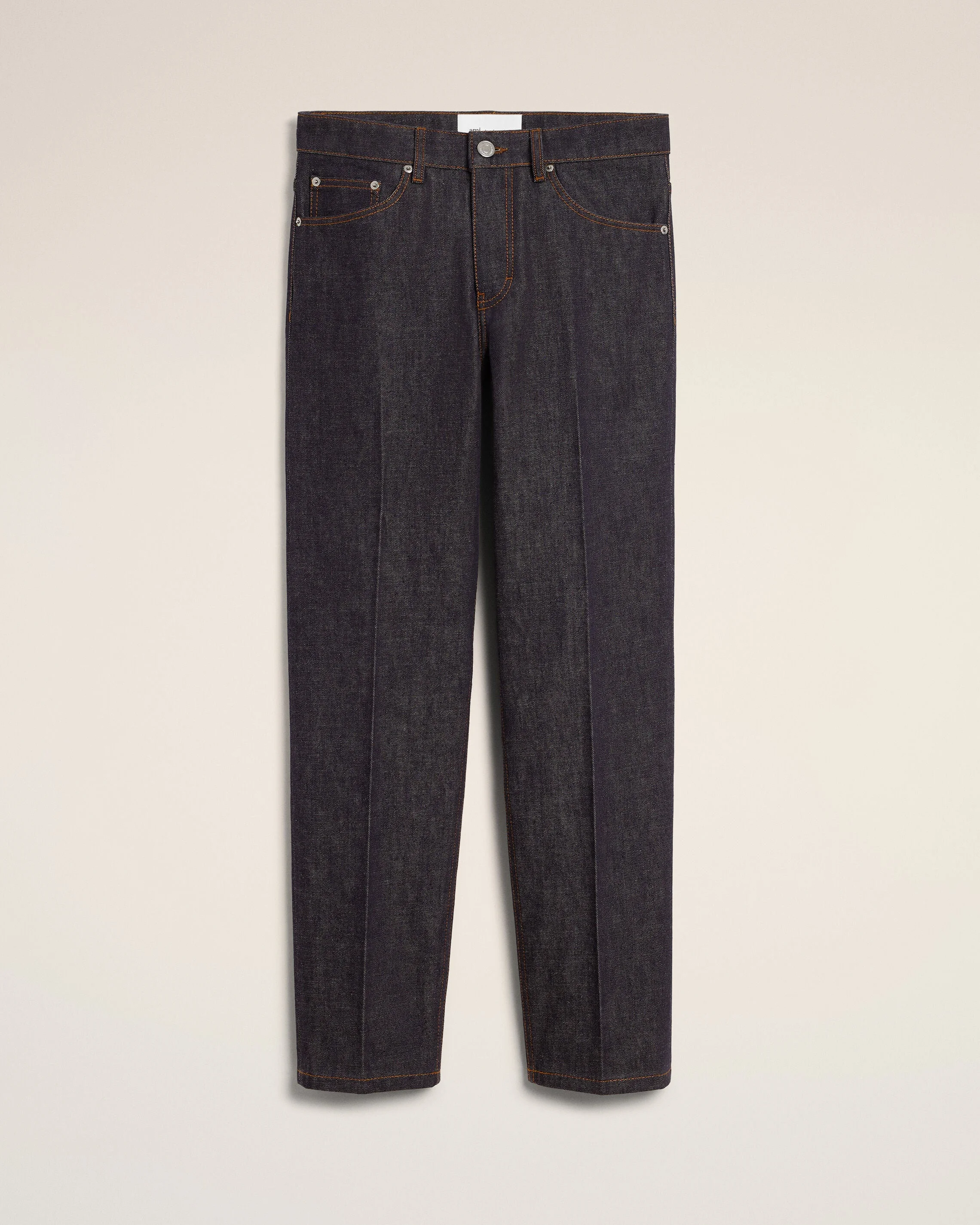 BLUE PARISIAN-FIT COTTON JEANS - 1