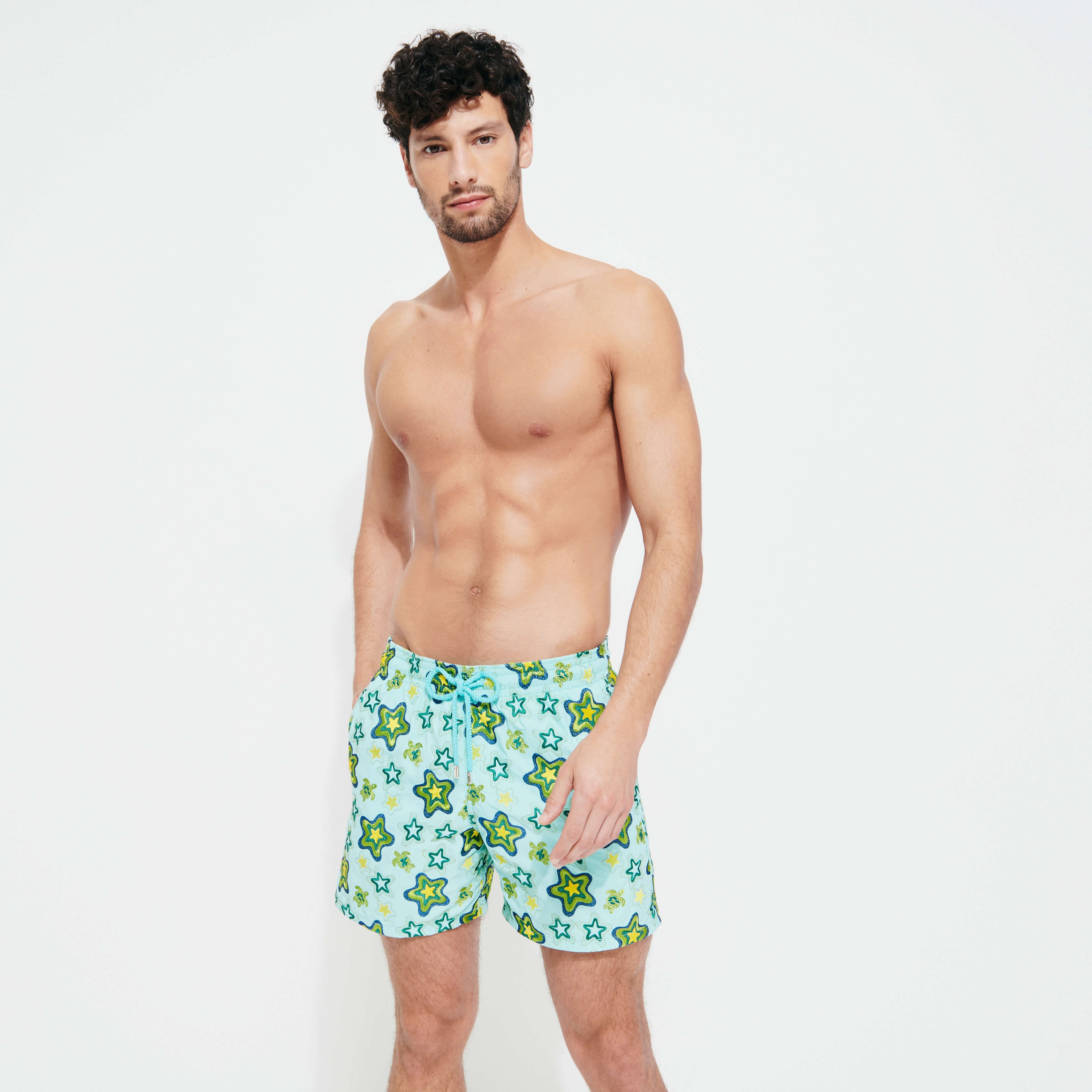 Men Embroidered Swim Trunks Stars Gift - Limited Edition - 3